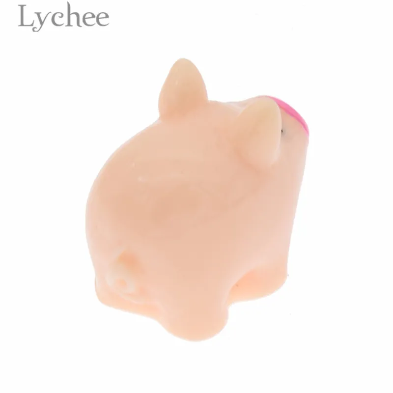 Kawaii Resin Pig Micro Landscaping Miniatures Mini Figurines DIY Dollhouse Home Decoration Crafts 10pcs ornament crafts resin ornaments resin crafts resin wedding buttons