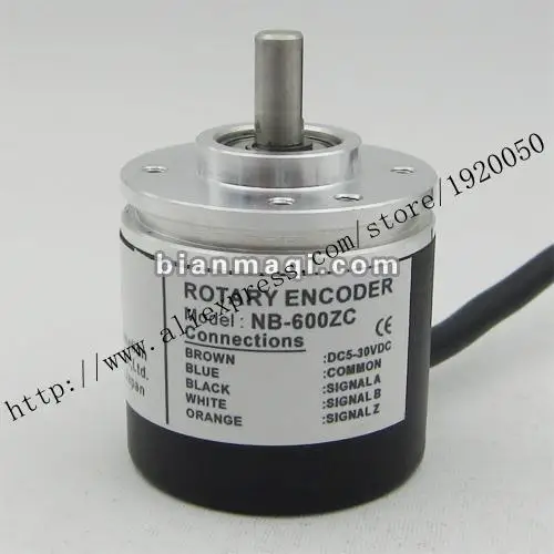 

Supply of NB-600ZC day control rotary encoder 600 lines supplier 6mm outer diameter of 38mm shaft diameter