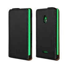 Original Genuine / Real Leather Vertical Flip Up and Down Case Cover For Nokia XL Mobile Phone Bag