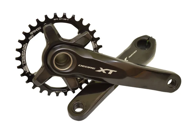 SNAIL Al 7075 CNC 96BCD Mtb велосипед шатун широкая узкая цепь для SHIMANO XT M8000/SLX M7000 шатун Аксессуары для велосипеда