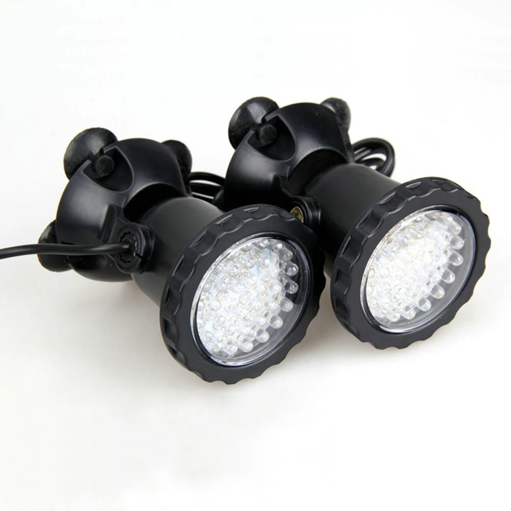 

2Pcs Waterproof RGB 36 LED Underwater Spot Light For Swimming Pool Fountains Pond Water Garden Aquarium Fish Tank Spotlight Lamp