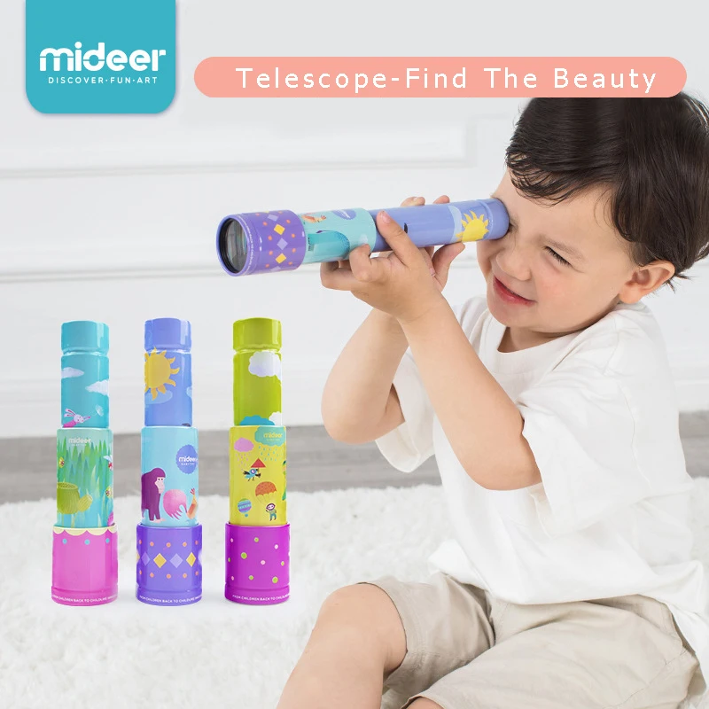 Mideer Children Iron Telescope Toy Three stage Adjustable design