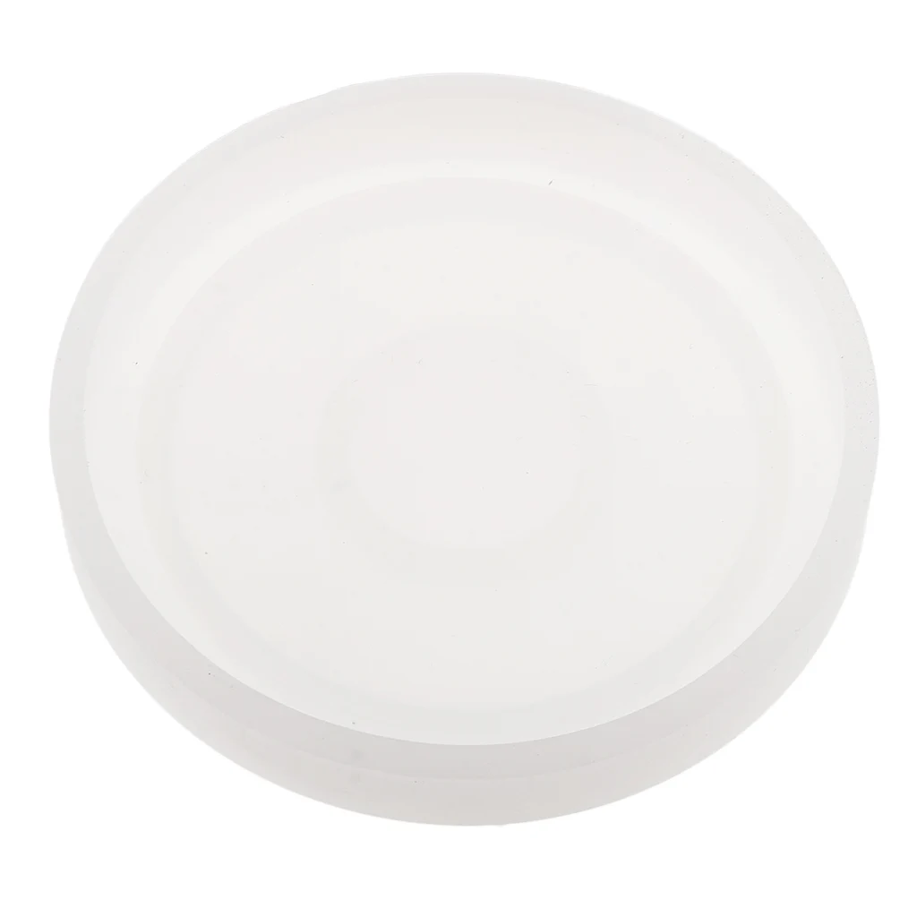 DIY Round Mold Coaster Silicone Mold Fondant Cake Chocolate Molds for Casting with Resin Concrete Cement Polymer Clay 87mm