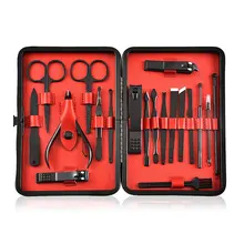 19 шт., набор для маникюра из нержавеющей стали