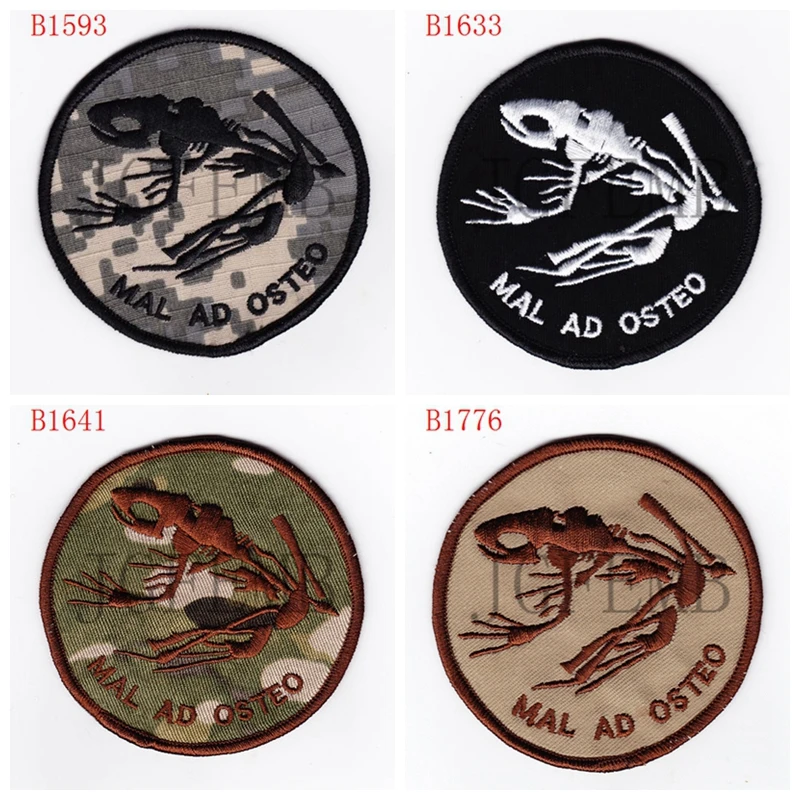 

Seal Team mal ad osteo Morale tactics Military Embroidery patch