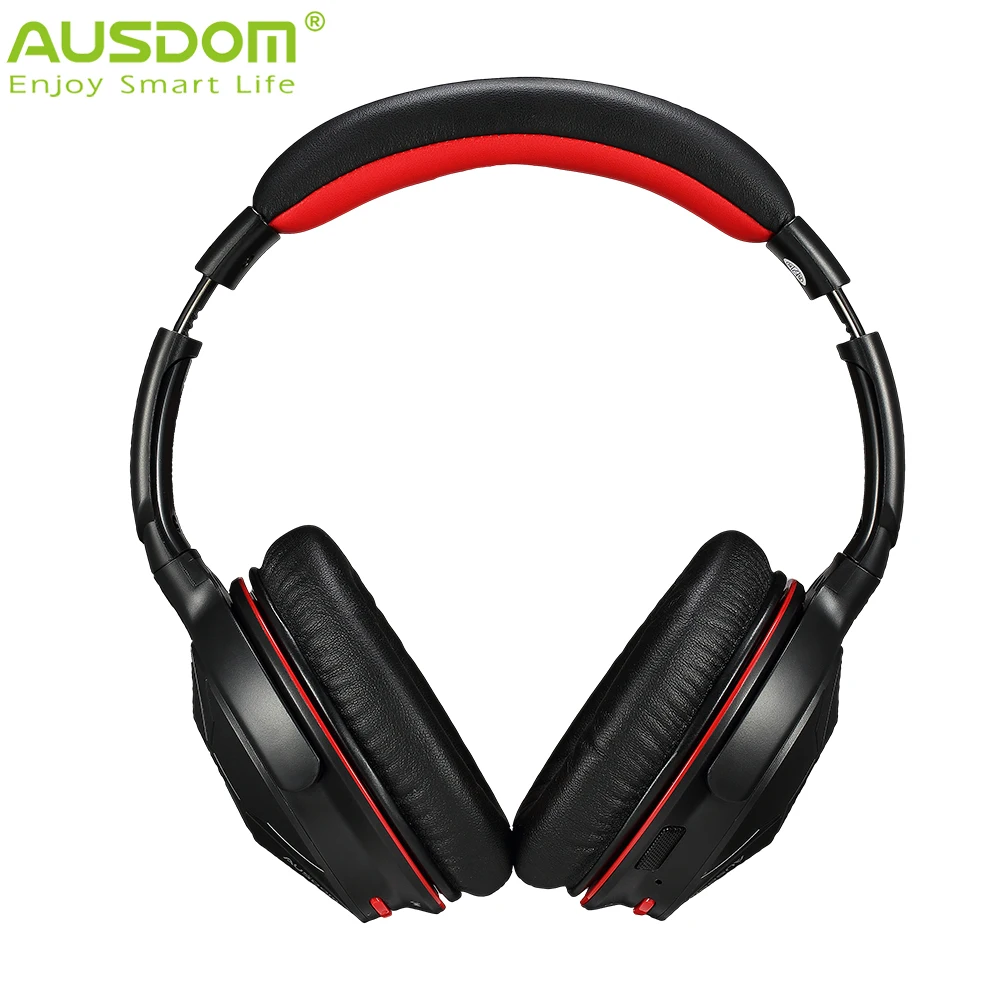  Top Quality Ausdom M04S Upgrade Spider-man Wireless + Wired Bluetooth NFC Connection Overear Headphone Headset 