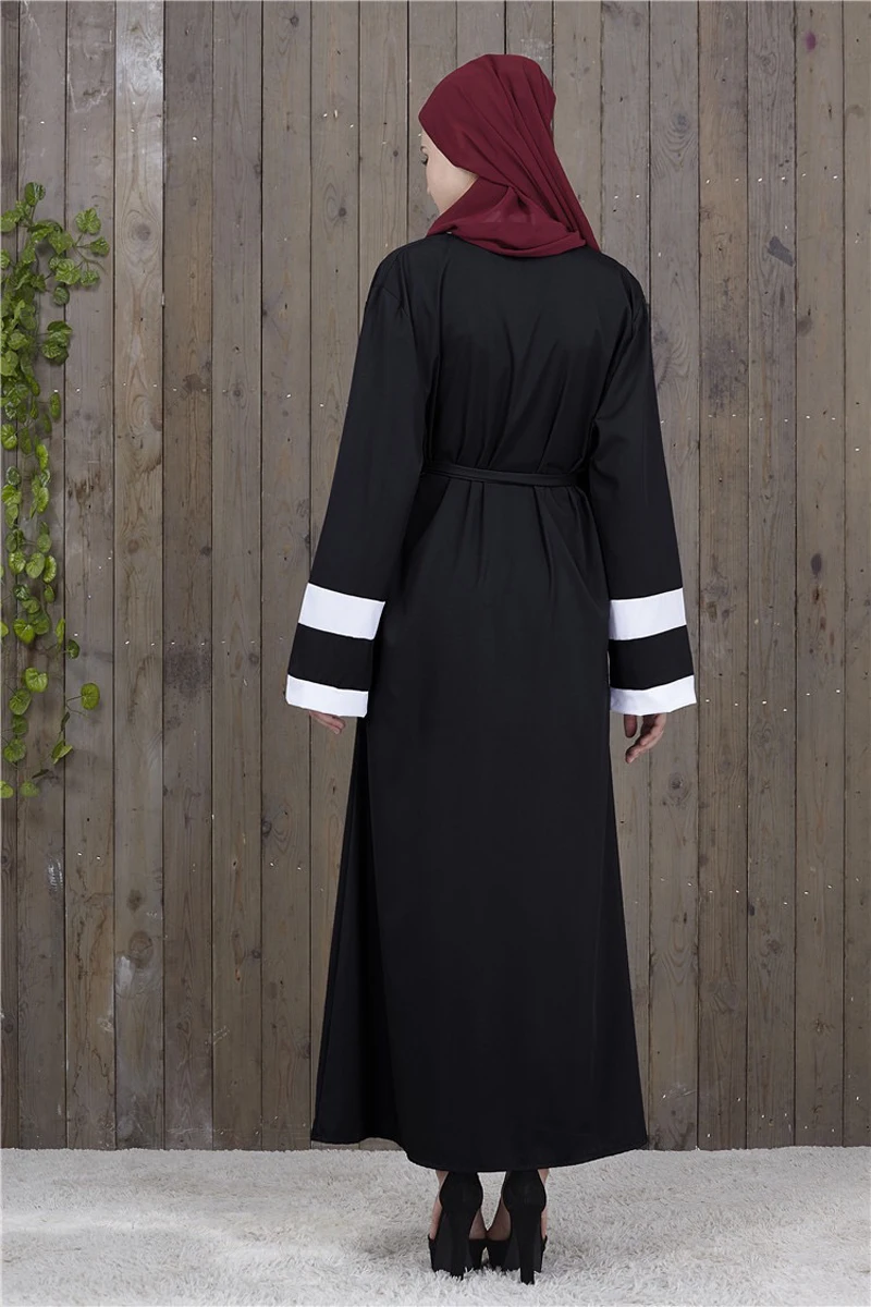 Элегантные повседневные Полные платья мусульманская одежда традиционный кардиган Турецкий Арабский Eid Mubarak абайя для женщин