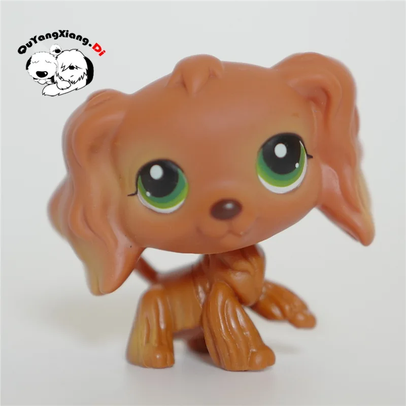 CWG060 Pet Shop фигурка животного коричневый зеленый глаз собака щенок кукла милый |