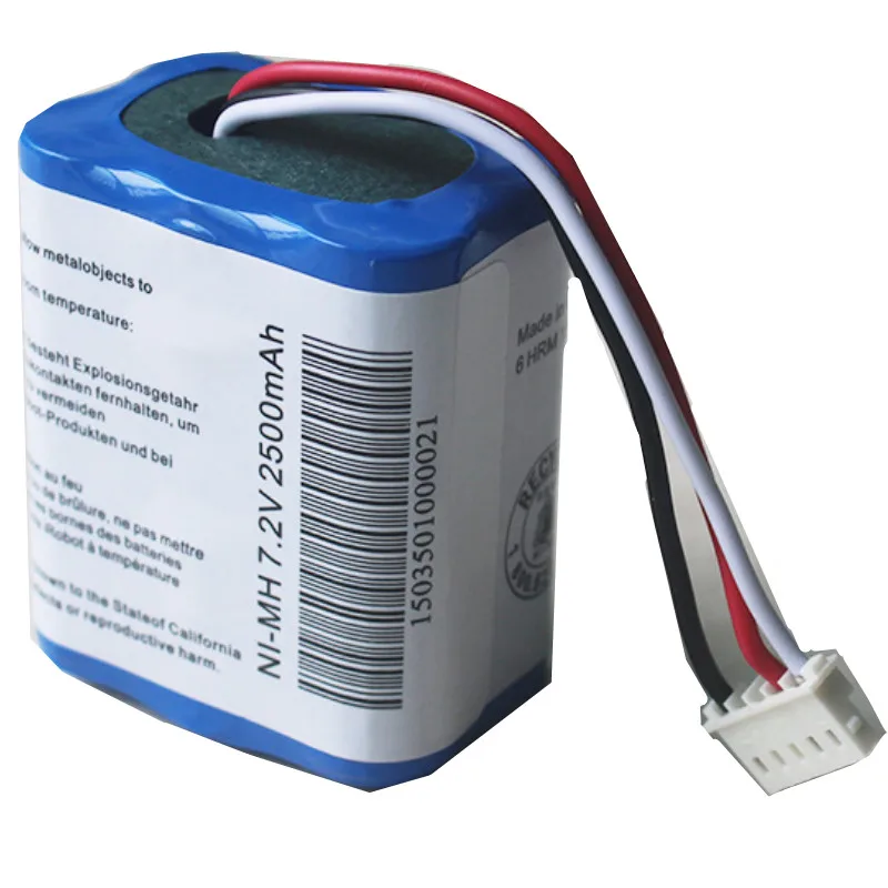 2 шт./лот Аккумулятор для iRobot Braava 380 380T Mint 5200 5200C Robot 7,2 V 2500mAh Ni-MH аккумуляторные батареи для пылесоса