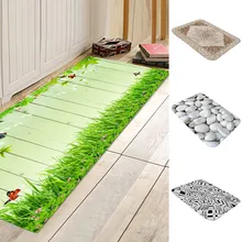 Креативные различные узоры Печатный коврик для дома коврик удобный полиэстер домашняя спальня кухня ванна ковер украшение дома 40x120 см