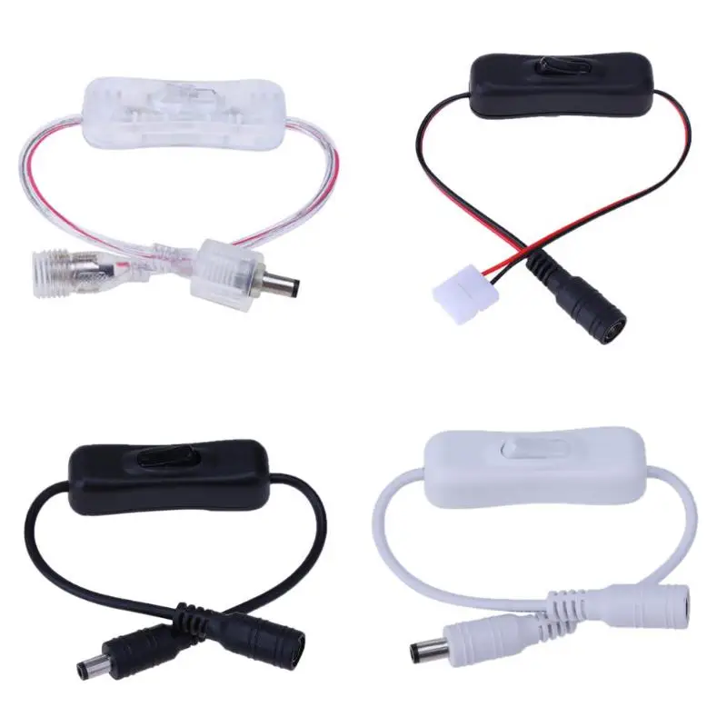 

12V/24V DC Male to Female Mini Switch Connector DC Adapter for Single Color LED Strip