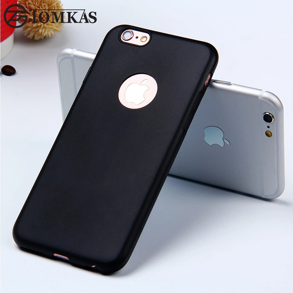 Новое поступление чехол TOMKAS для iPhone 6 5 SE 6S Plus яркие цвета мягкий силиконовый из