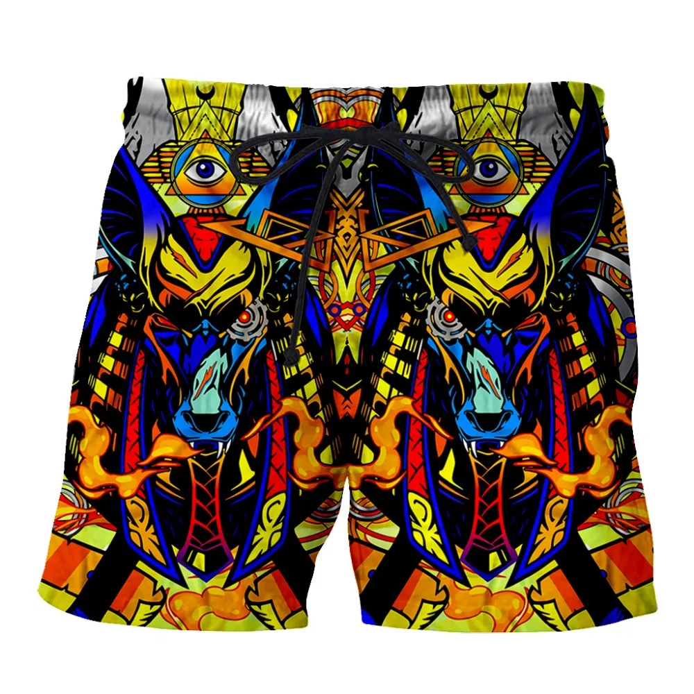 YX Girl 2018 New Fashion Men 3d printed Casual shorts Anubis Short Mens Summer Cool Trousers Dropshipping YX Girl 2018 New Fashion Men 3d printed Casual shorts Anubis Short Mens Summer Cool Trousers Dropshipping