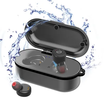 

Waterproof TWS wireless headphones Bluetooth earphone sport wireless earphones/earbuds with charging box/case handsfree with mic