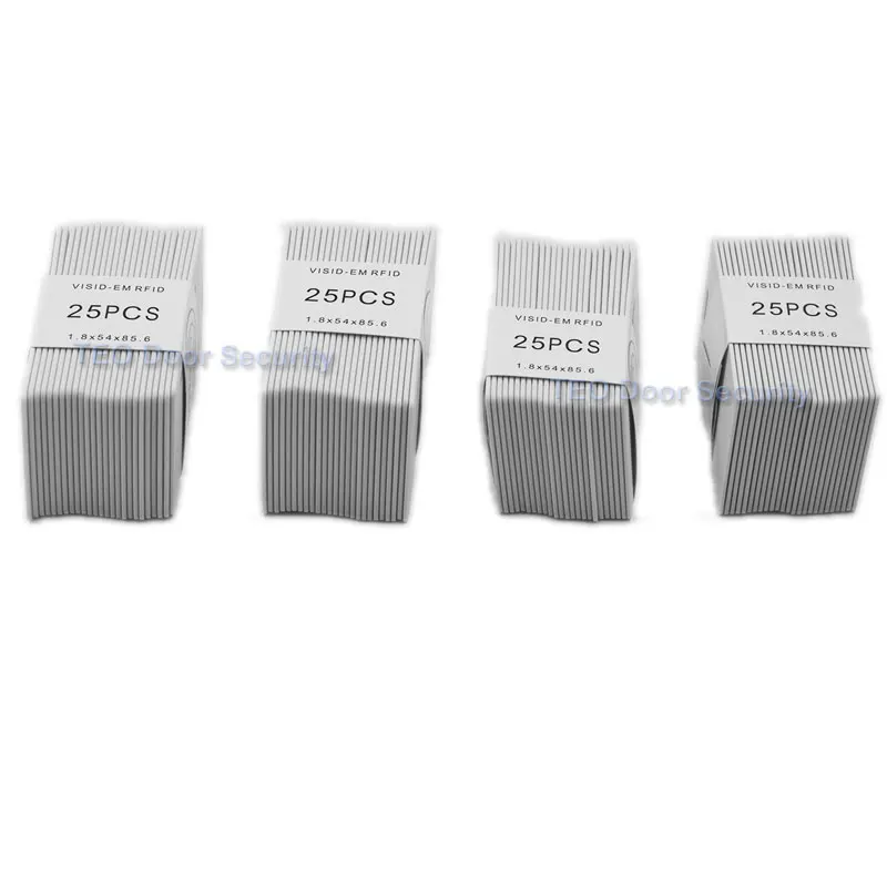 Proximity ID Smart Time Attendance Card RFID Card Tag 1.2mm Thin For Access Control System Door Control Entry Access EM card