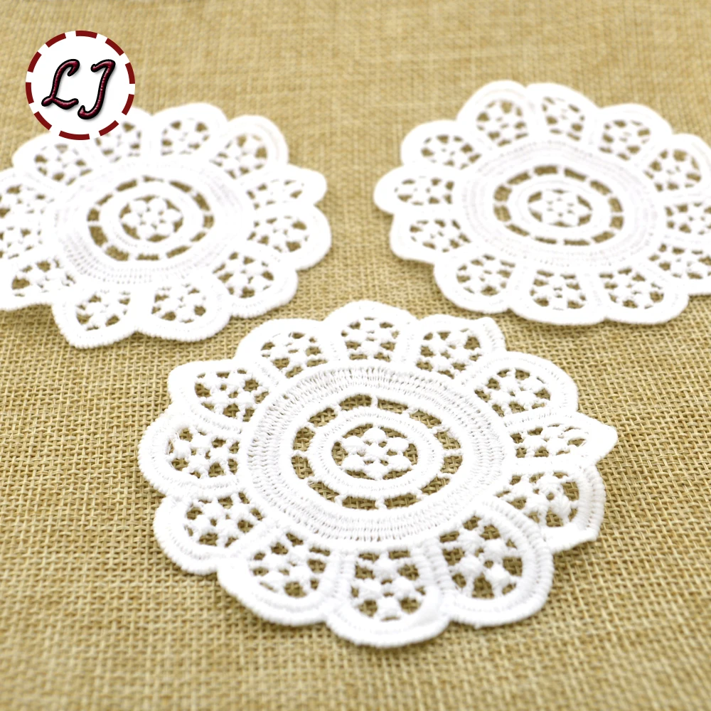 Кружевная аппликация для шитья 5 шт./лот|lace sewing|lace sewing appliquecraft lace |