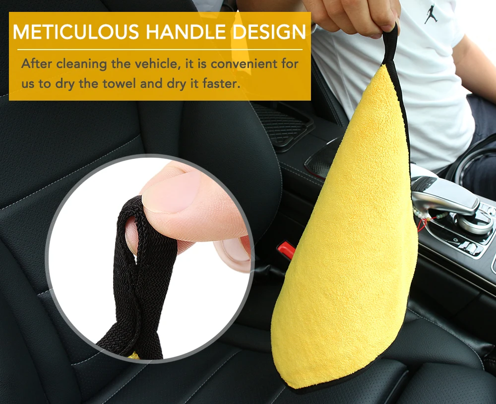 30*30 см Автомобильная наклейка моющее полотенце из микрофибры для автомобиля Чистка Для SsangYong Actyon Turismo Rodius Rexton Korando Kyron