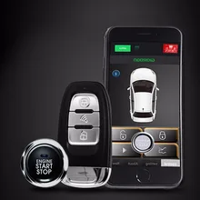 PKE Start Stop Button Car Alarm Engine Anti-Theft Starline With 2 Remote Control Android Keyless Entry Remote Starters For Car storyfun for starters mov andflyers 2ed start 2 sb