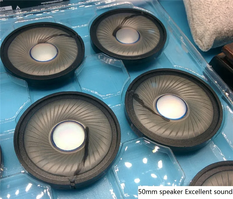 Cena Nowy 50mm głośnik dla majsterkowiczów zestaw słuchawkowy doskonały dźwięk grafen membrana czysty głos dźwięk głęboki bas dźwięk wysoce zalecane