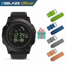 Hot Zeblaze VIBE 3 Flagship Rugged Smartwatch 33-month Standby Time 24h All-Weather Monitoring Smart Watch For IOS And Android