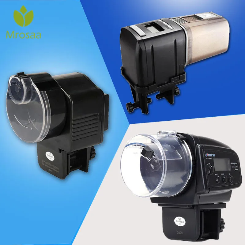 

Adjustable Automatic Aquarium Timer Auto Fish Tank Pond Food Feeder LCD Electronic Automatic Aquarium Fish Tank Fish Feeder