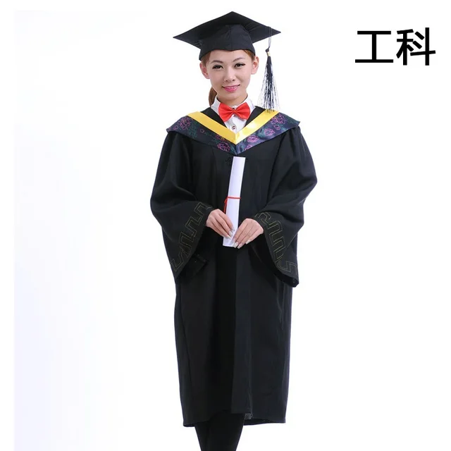 Unisex Cap and Gown Baccalaureate Gown Bachelor's Degree Master's Gown ...