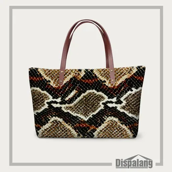 

Fashionable Snakeskin Pattern Women Handbags Large Capacity Shoulder Bags Ladies Casual Hand Bag Totes OL Bag Bolsas Femininas