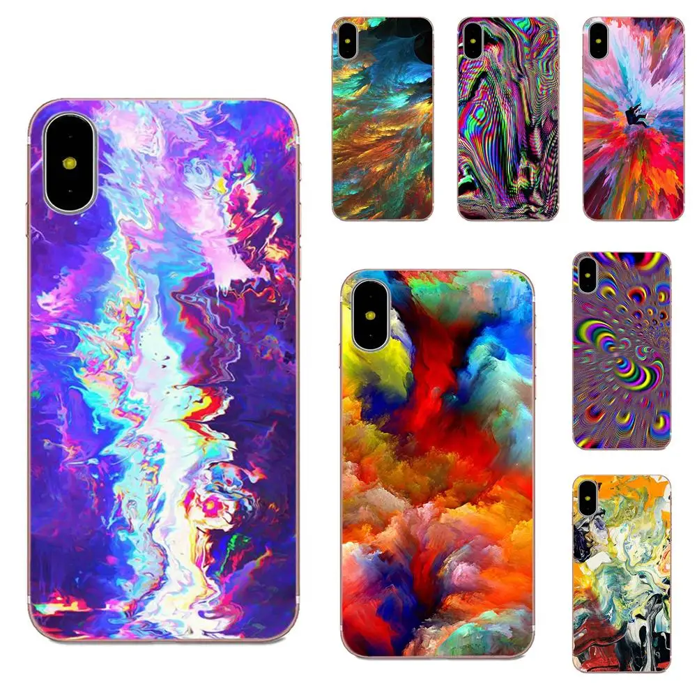 Мягкий ТПУ Модный чехол для Samsung Galaxy Note 5 8 9 S3 S4 S5 S6 S7 S8 S9 S10 mini Edge Plus Lite Красочный