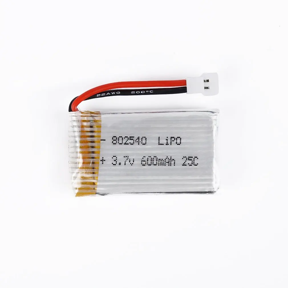 3,7 V 600mAh 25C емкость Lipo батарея 802540 Molex 50005 нет ПВХ изысканно разработанный прочный