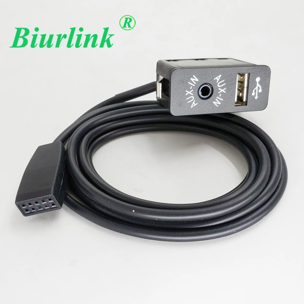 Сменный автомобильный адаптер с разъемом USB Biurlink AUX для BMW E46|Кабели адаптеры и