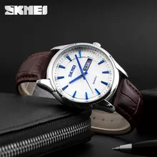 Прямые Продажи с кожа часы кварцевые роскошные наручные мужчины relogio feminino masculino Спорт Наручные Часы водонепроницаемые Кварцевые Часы