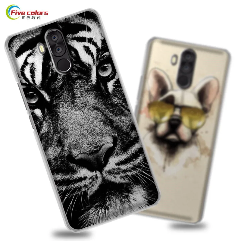 Oukitel K6 Case Cover 6.0 inch Hard Plastic Phone Cases Luxury Cartoon Painted Protective Back For Mobile |