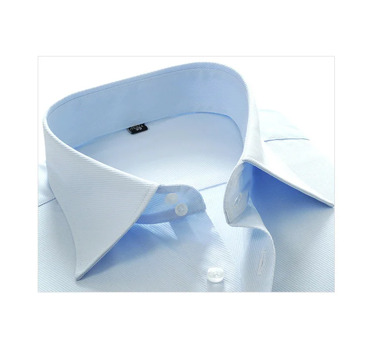 Высококачественная Мужская не железная приталенная рубашка с французскими манжетами, элегантная рубашка для смокинга с длинным рукавом(запонки в комплекте