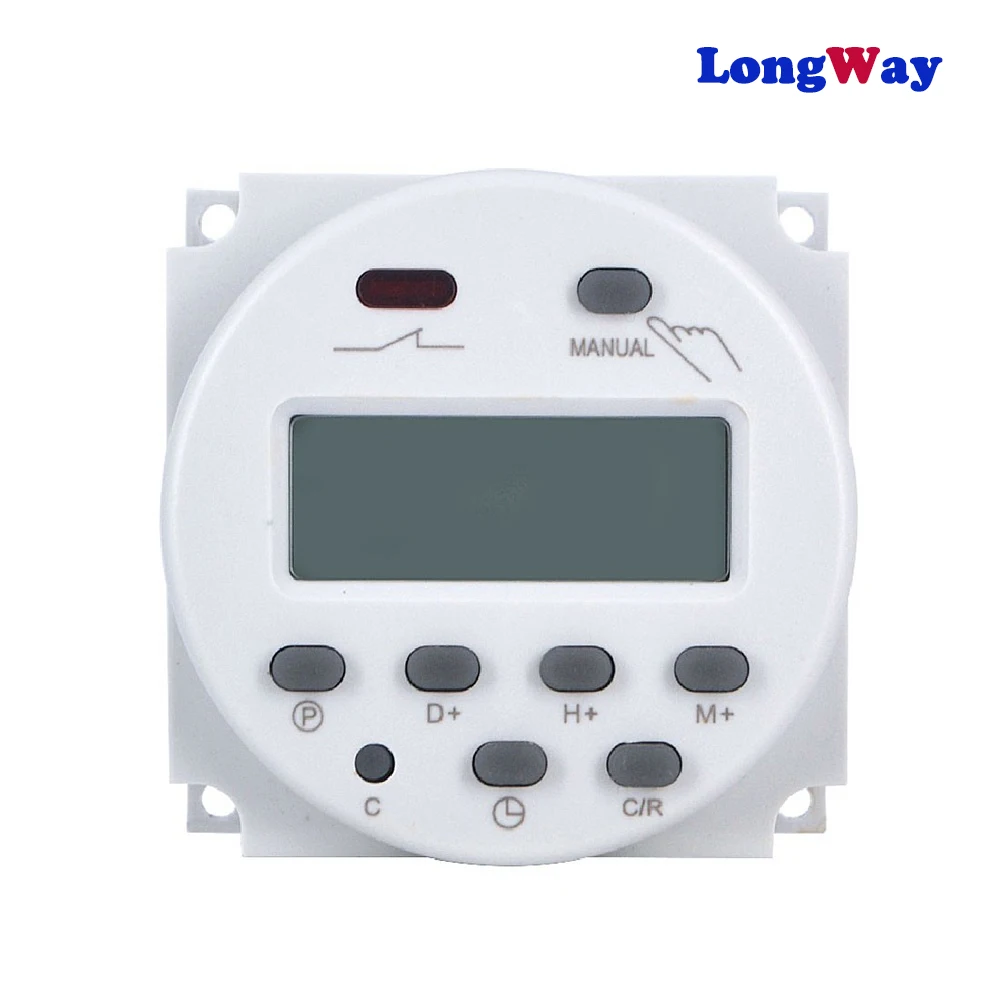 

Timer switch 1.6 Inch digital switch timer 220V 110V 24V AC Daily Weekly electric Program timer Relay timer module timer digital