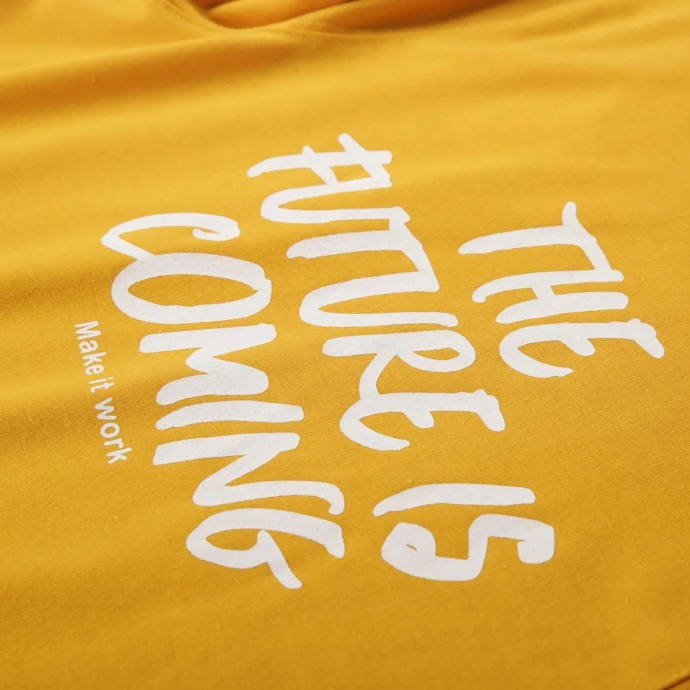 HDY Haoduoyi 2019 Fashion School Girl Half-high Collar Letter Print Oversize Sweatshirts HDY Haoduoyi 2019 Fashion School Girl Half-high Collar Letter Print Oversize Sweatshirts
