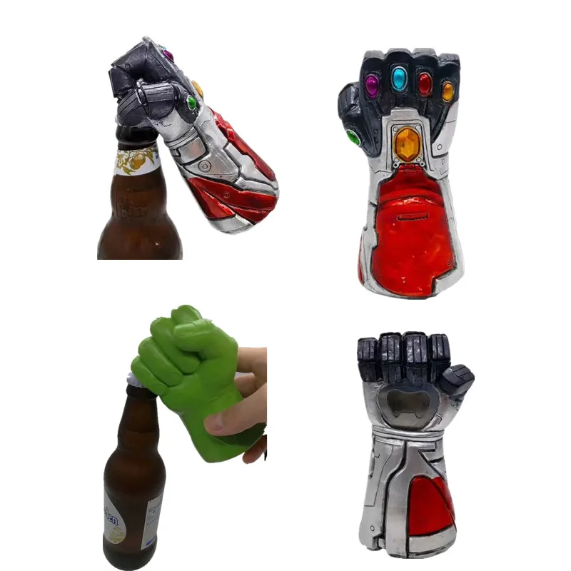 

Avengers 4 Cosplay Hulk Iron Man Thanos Unlimited Gloves Opener Model Props Decoration Creative Gift