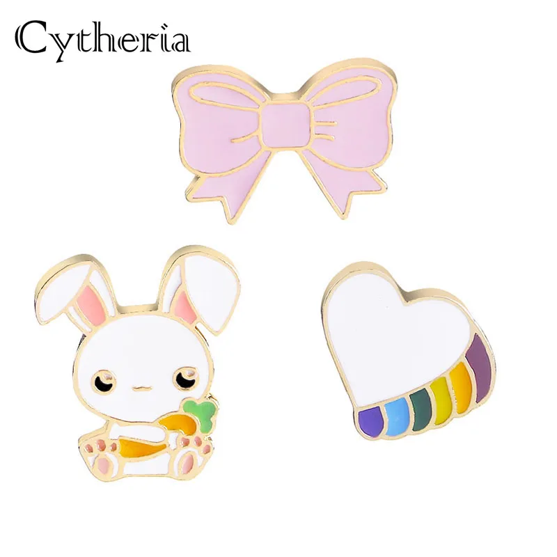 gratis unduh gambar animasi Busur Merah Muda Jantung Pin Untuk Wanita Kartun Lucu Kelinci Terupdate