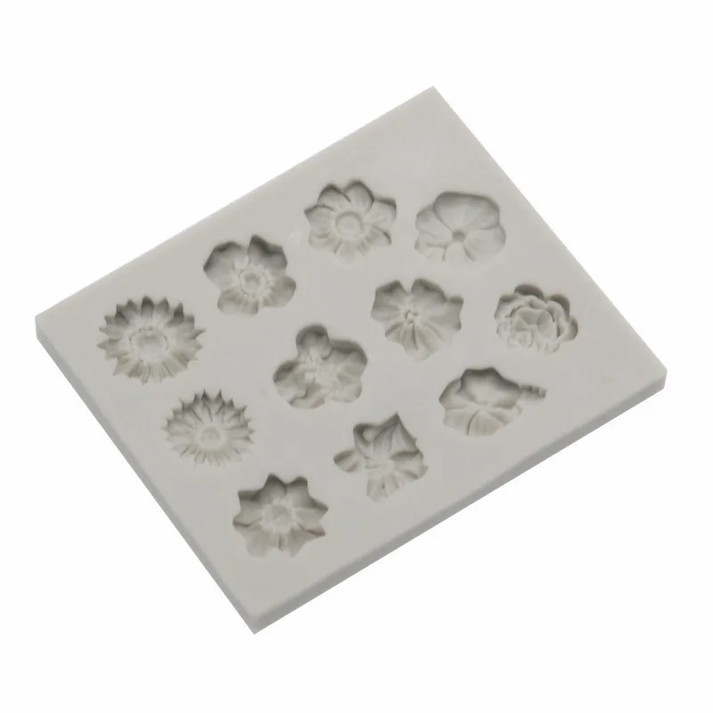 

4YANG Flower Fondant Mold Cake Decorating DIY Chocolate Baking Mould Tool Moldes Para Reposteria Cake Decorating Tools