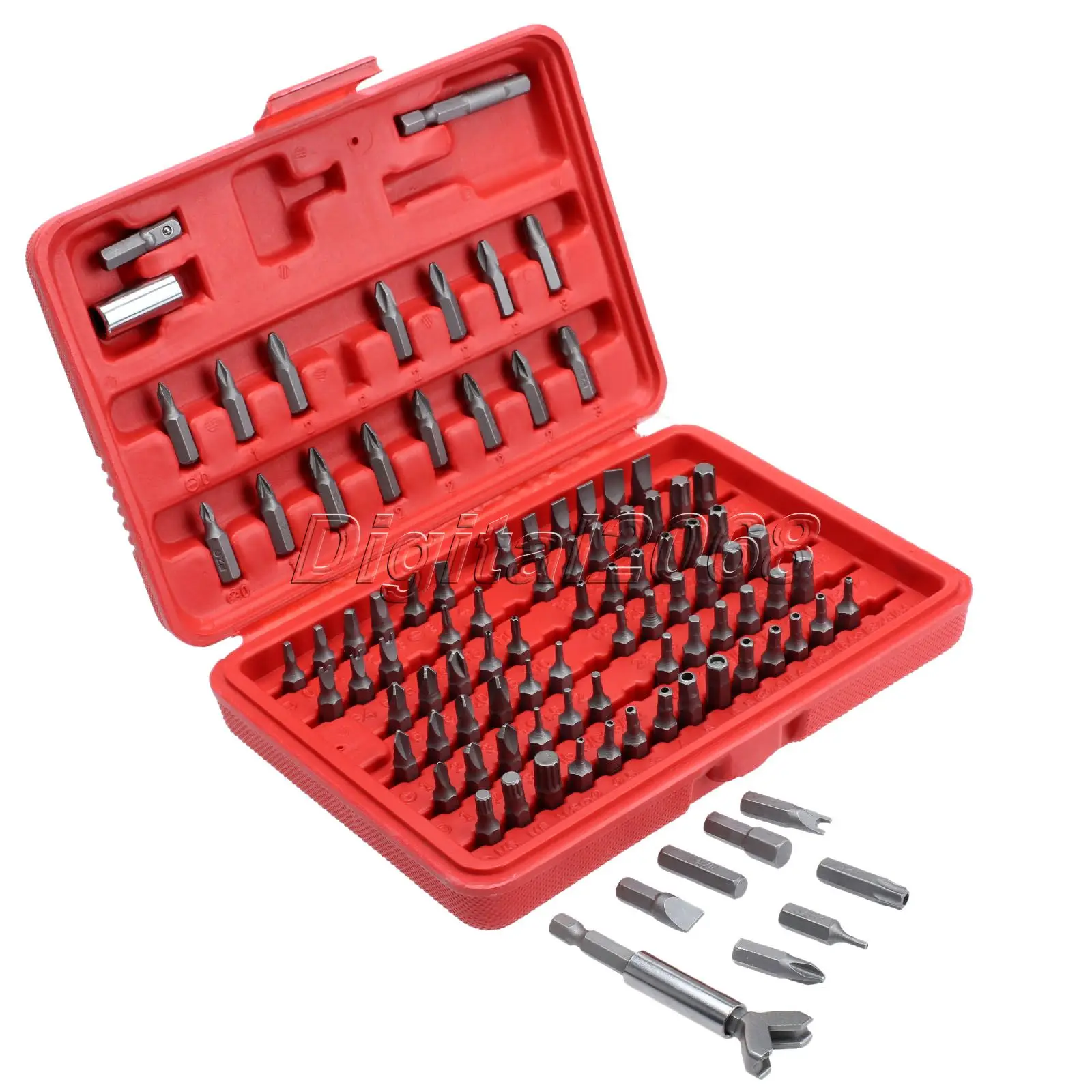 New 100pcs/Set Hex Key Wrench Socket Bits Set Driver Socket Impact