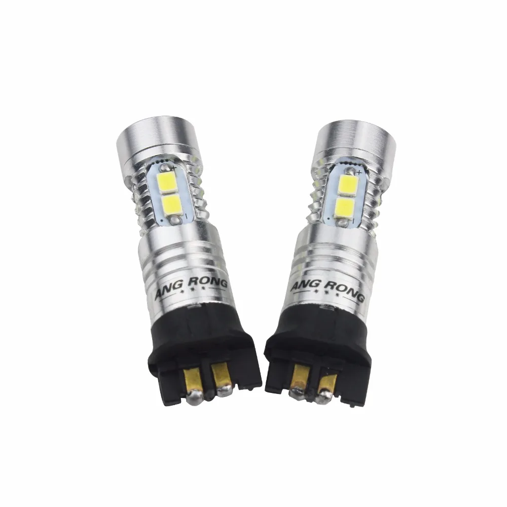 ANGRONG 2x оригинальный PW24W PWY24W светодиодные лампы сигнал поворота дневные ходовые