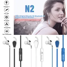 Big discount 100% Original Bluedio N2 Bluetooth 4.1 Wireless Stereo Headset Headphones Earphones In-ear Earbuds Sports Gym