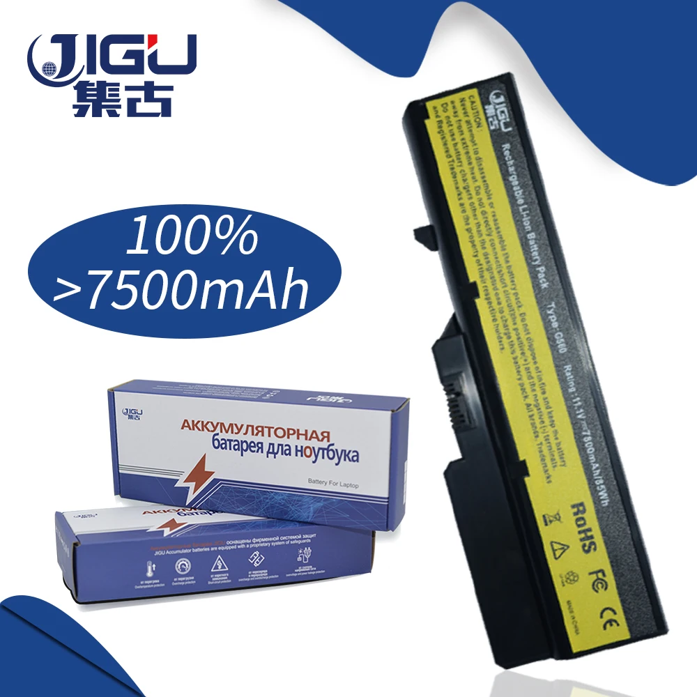 Скидка JIGU 7800 мАч ноутбук аккумулятор для Lenovo IdeaPad G460 B470 V470 B570 G470 G560 G570 G770 G780 V300 Z370 Z460 Z470 Z560 Z570 K47