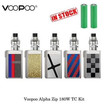 

Electronic Cigarettes Voopoo Alpha Zip 180W TC Kit Maat Tank 4ml Mesh Coil GENE.Fit Chip Powered By Dual 18650 Vape Vaporizer