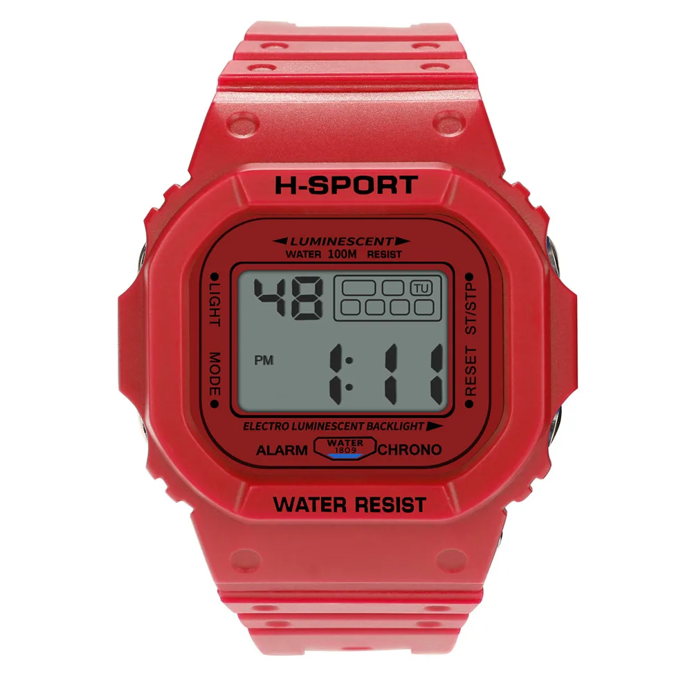 

H Sport Luxury Fashion Men Watch Analog Digital Military Sport LED Waterproof Mens Clock Wrist Watches reloj inteligente hombre