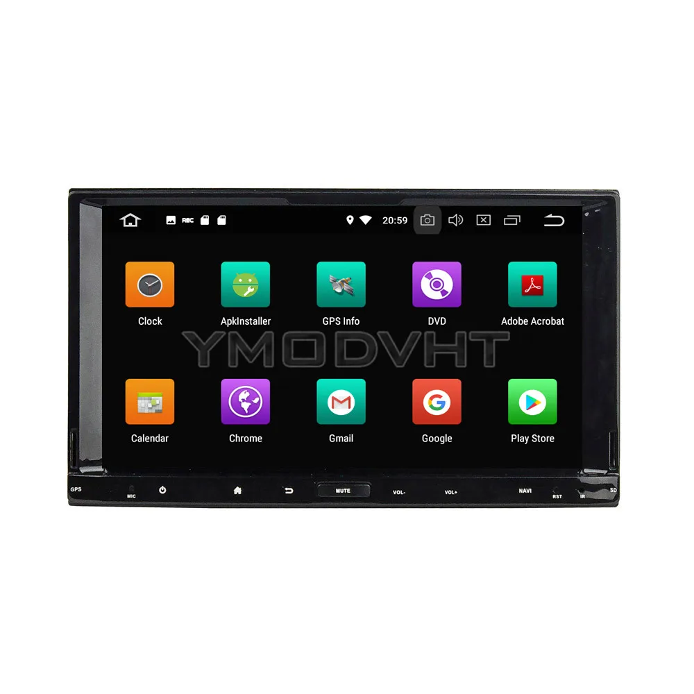 Perfect YMODVHT 7inch Octa Core PX5 Android 8.0 4GB RAM 32GB ROM Car DVD Player Radio Stereo GPS For Universal 2