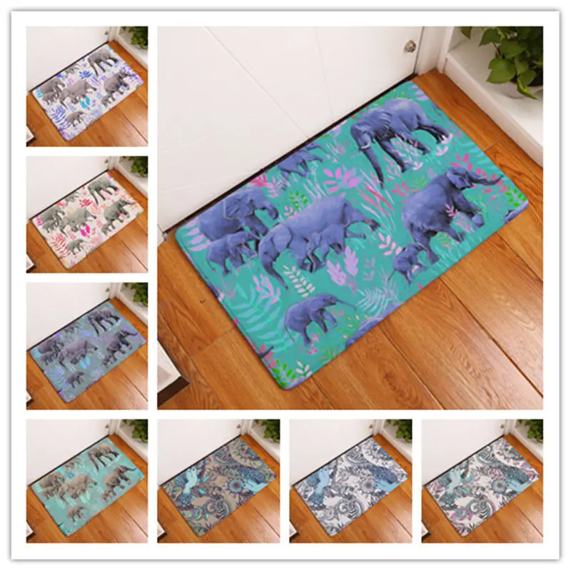 

Flannel Carpet 3D Printed Vegetation Animal 40x60cm 50x80cm Home Decoration Floor Mats Tapis Carpets For Living Room Doormat