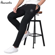 Длинные мужские брюки Модная Верхняя одежда Спортивные штаны хлопковые фитнес штаны для бодибилдинга для бегунов брендовая одежда D90