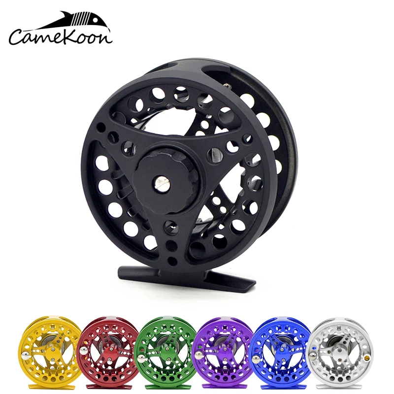CAMEKOON Fly Fishing Reel 3/4wt 5/6wt Large Arbor Aluminum Light Weight Fly Reel Hand-Changed Fishing Reel