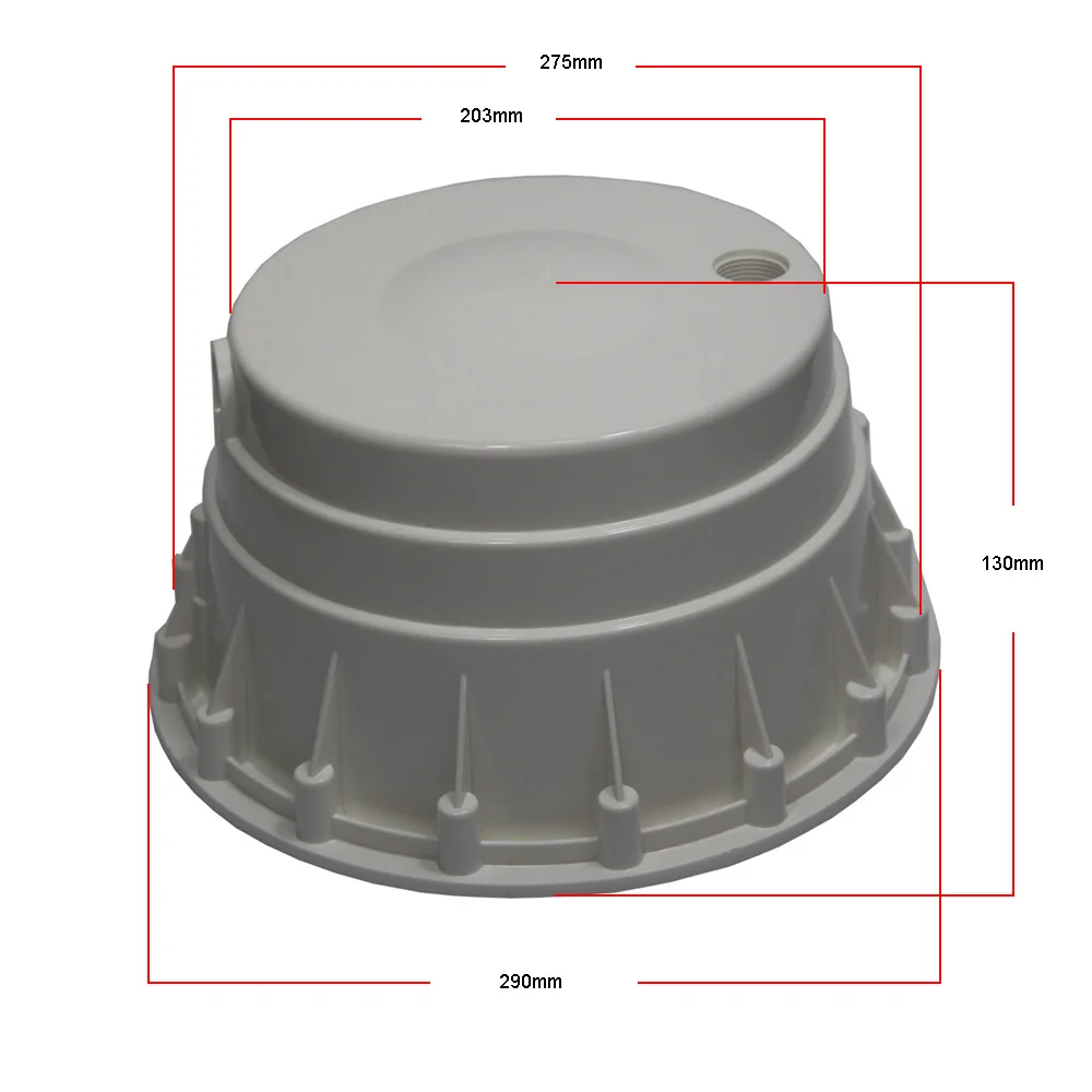 Par56 бассейн лампа корпус для бетонный бассейн ABS материал с защитой трубы для силового кабеля бассейн лампа ниша