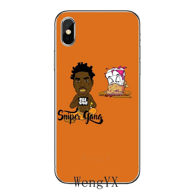 fashion Kodak black Rapper slim silicone TPU Soft phone cover case For Apple iPhone 4 4s 5 5s 5c